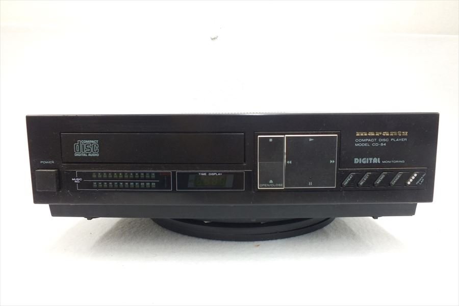 ◆ marantz マランツ CD-54 CDプレーヤ 中古 現状品 231109G3309_画像2