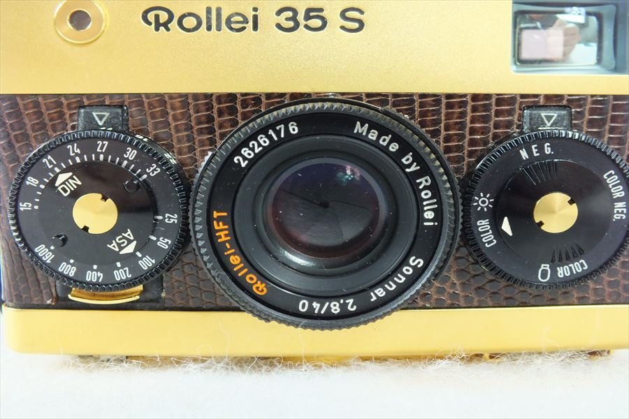 ★ Rollei ローライ 35S GOLD コンパクトカメラ ソフトケース付き 中古 現状品 231101B2144_画像3