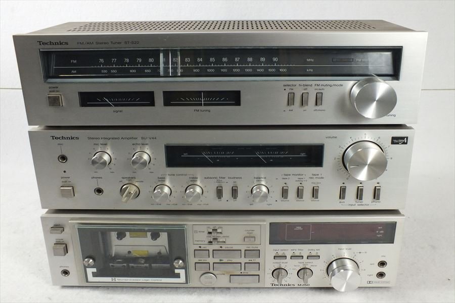 ★ Technics テクニクス ST-S22 SU-V44 RS-M250 オーディオセット 中古 現状品 231101N3152_画像1