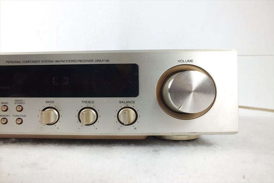 ★ DENON デノン DRA-F100 アンプ 中古 231101N3125_画像3