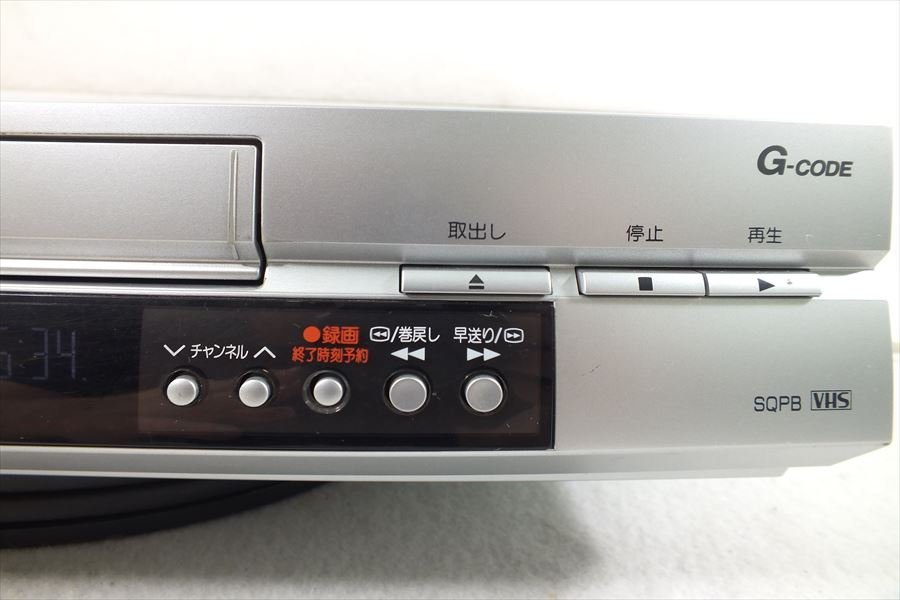 □ Panasonic パナソニック NV-HX33G ビデオデッキ リモコン有り 中古 現状品 231106G6557_画像7