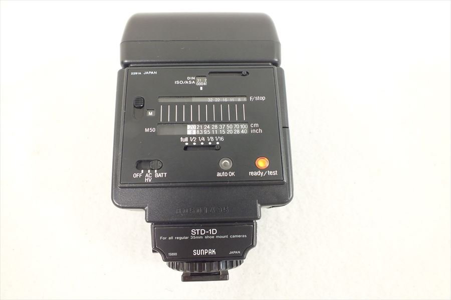 □ SUNPAK DX12R サンパック ストロボ 取扱説明書有り 元箱付き 中古 現状品 231106B5049_画像6