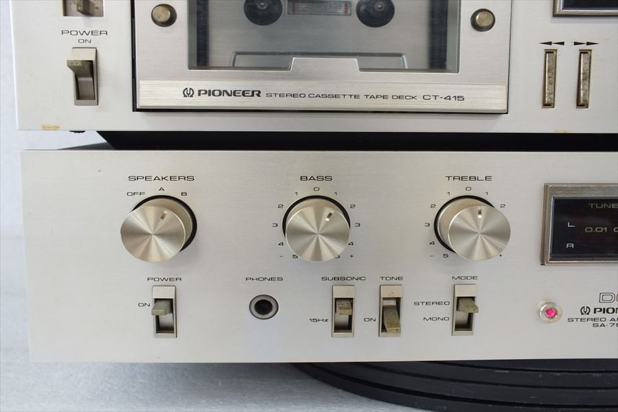 ■ PIONEER パイオニア SA-7900/TX-7900/CT-415 システムコンポ オーディオセット 中古 231102k6022_画像7