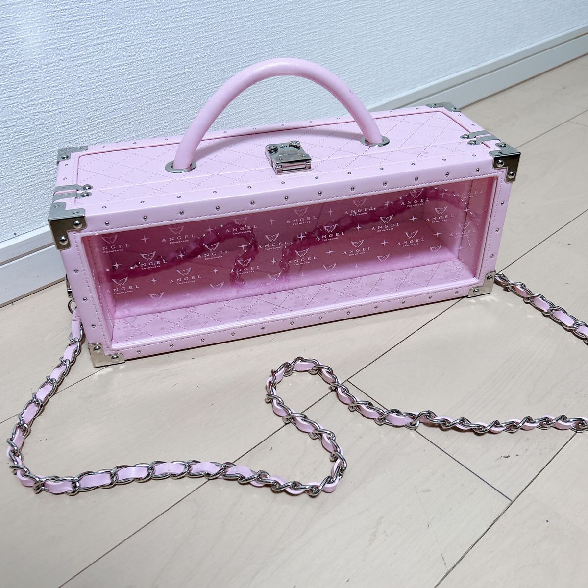 エンジェル シャンパン ケース ピンク 透明|Yahoo!フリマ(旧 エンジェル シャンパン ケース ピンク 透明|Yahoo!フリマ(旧