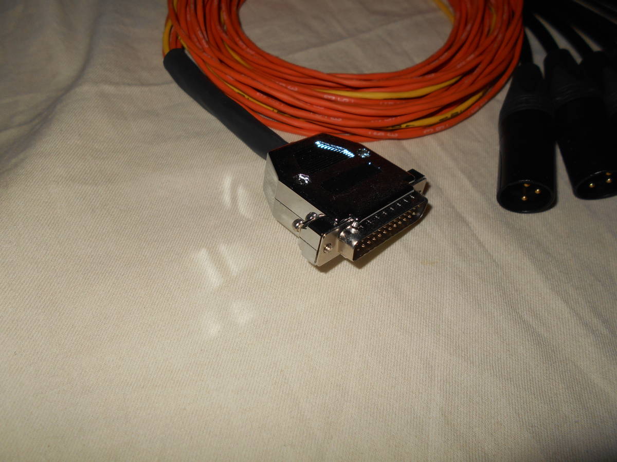 DB25M/XLR3pin male 8ch multi cable 1.5m new goods #686 RND api focusrite Avid UAD apogee