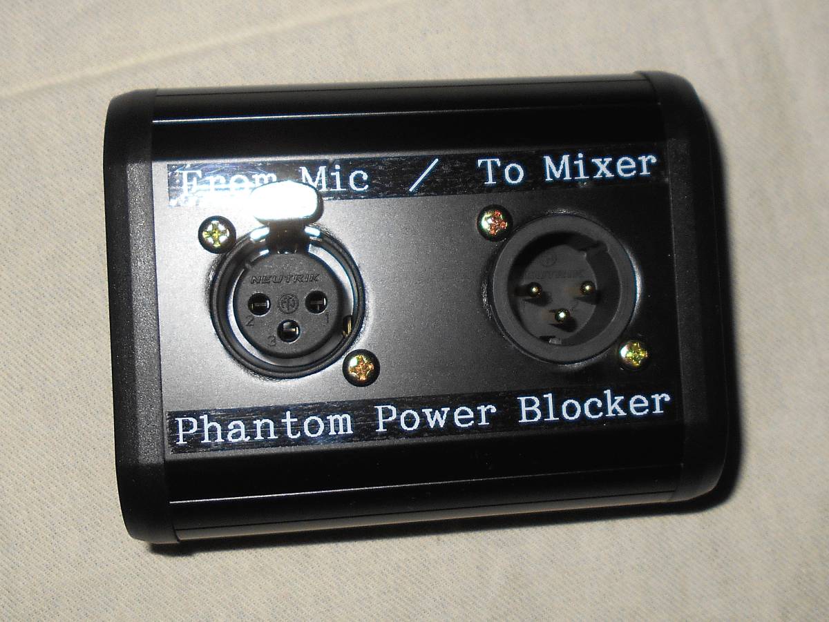 ファンタムブロッカー ファンタム電源ブロック ファントムブロッカー 600Ω/600Ω ラインアイソレーション Phantom Power Blocker #380_画像10