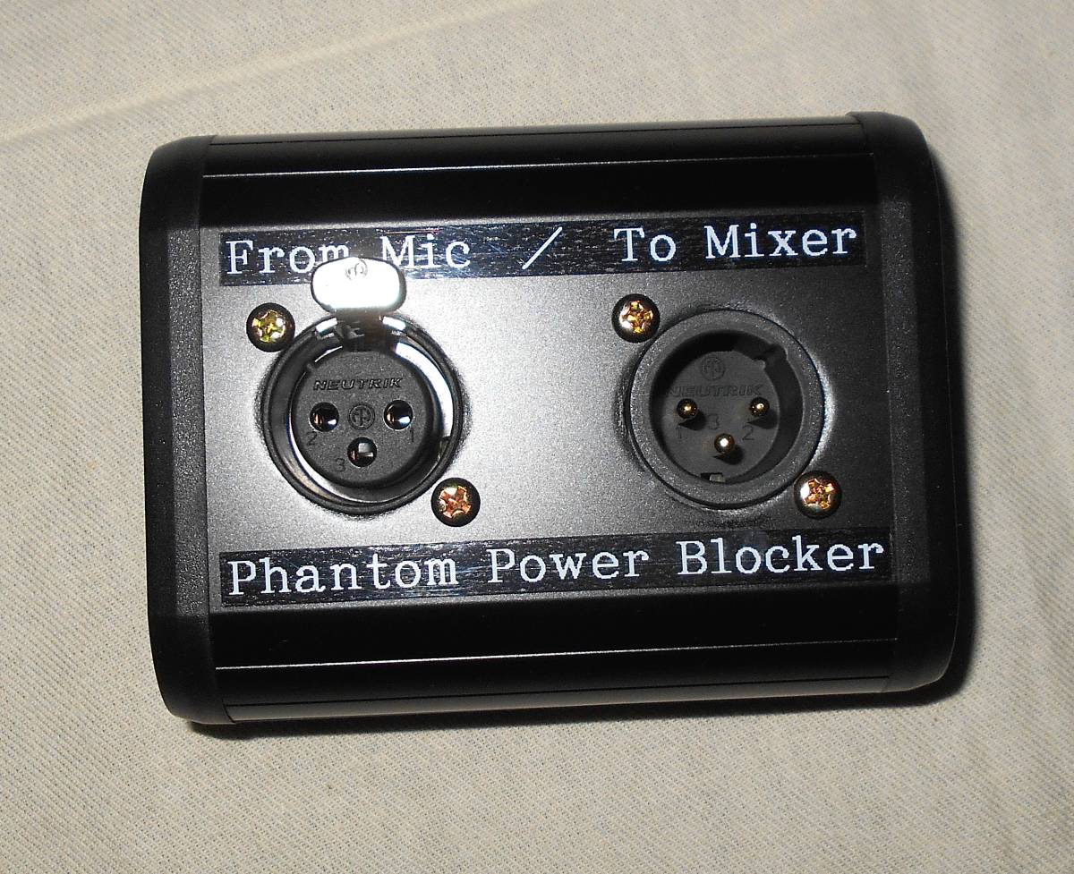 ファンタムブロッカー ファンタム電源ブロック ファントムブロッカー 600Ω/600Ω ラインアイソレーション Phantom Power Blocker #379_画像10