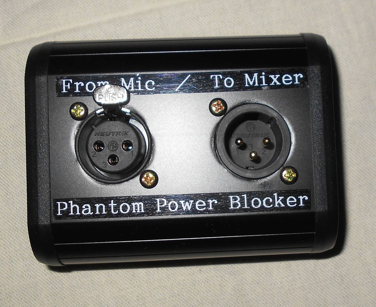 ファンタムブロッカー ファンタム電源ブロック ファントムブロッカー 600Ω/600Ω ラインアイソレーション Phantom Power Blocker #380_画像8