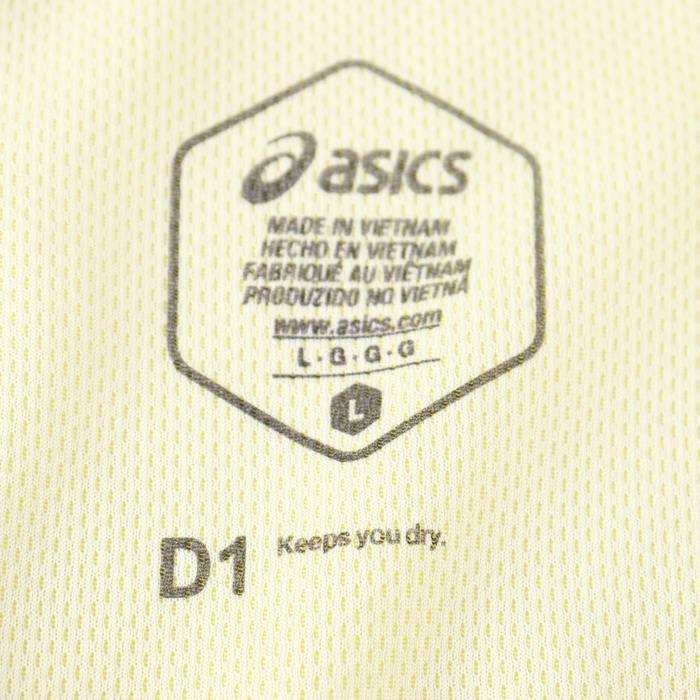 アシックス 半袖Tシャツ D1 メッシュ スポーツウエア メンズ Lサイズ イエロー asics_画像3