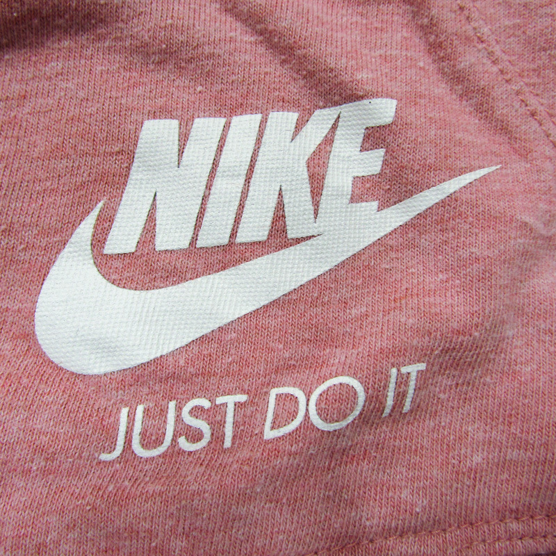 ナイキ ショートパンツ JUST DO IT スウェット スエット スポーツウエア レディース Mサイズ ピンク NIKE_画像4