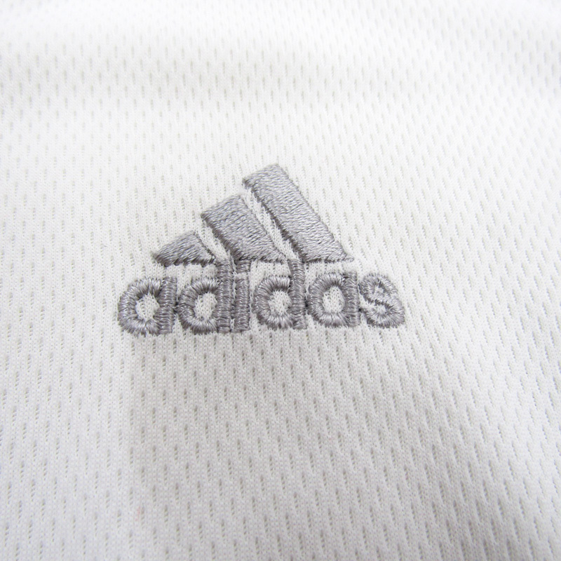 アディダス ランニング タンクトップ 無地 インナー スポーツウエア 日本製 メンズ Lサイズ ホワイト adidas_画像4