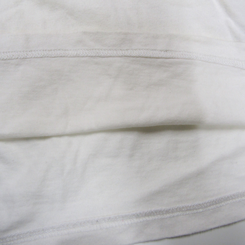 ルコックスポルティフ 半袖Tシャツ ロゴT スポーツウエア コットン レディース Sサイズ ホワイト le coq sportif_画像7