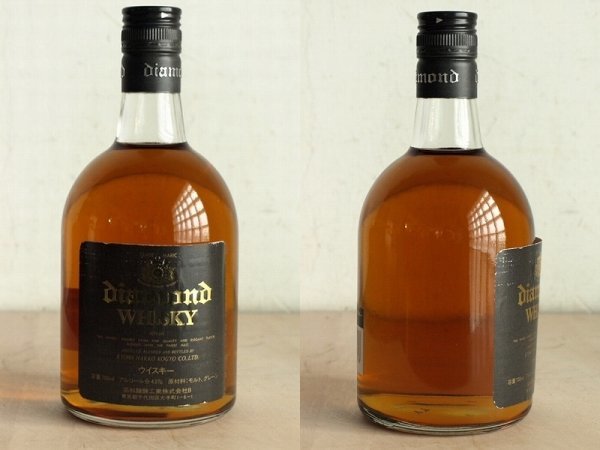 未開栓 「diamond WHISKY」　KYOWA　ダイヤモンドウィスキー　ウィスキー　700ml　43％　箱付き　古酒　B27_画像2