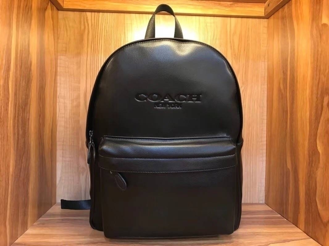  原文:COACH リュックサック レザー BLK ブラック F54786　