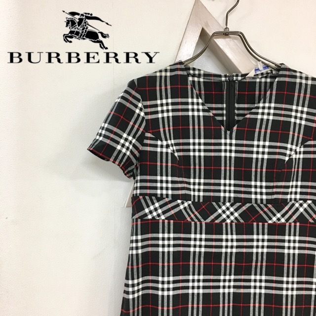 Burberrys　バーバリー　レディース　トップス　ワンピース　バーバリーチェック　ブラック_画像1