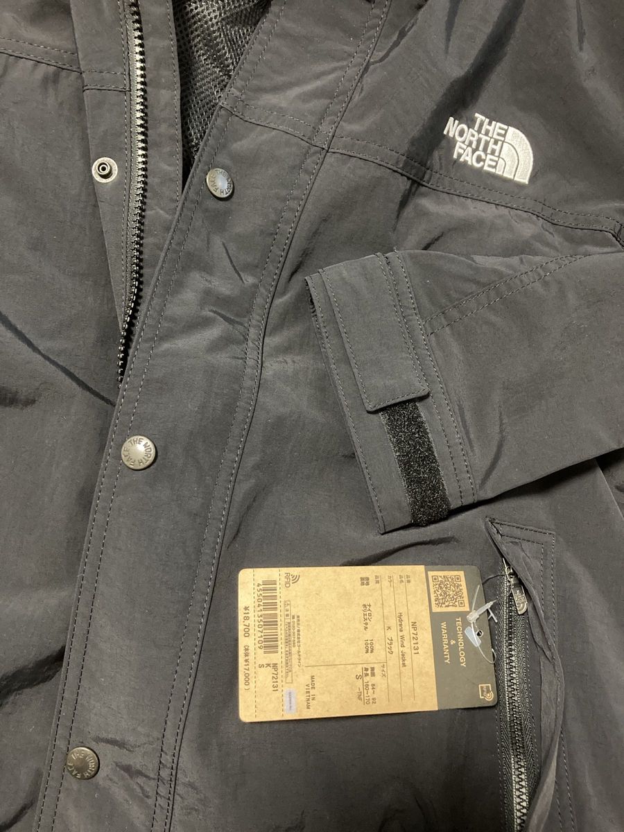 THE NORTH FACE ザノースフェイス ハイドレナ ウィンド ジャケット　NP72131 ブラック　メンズM