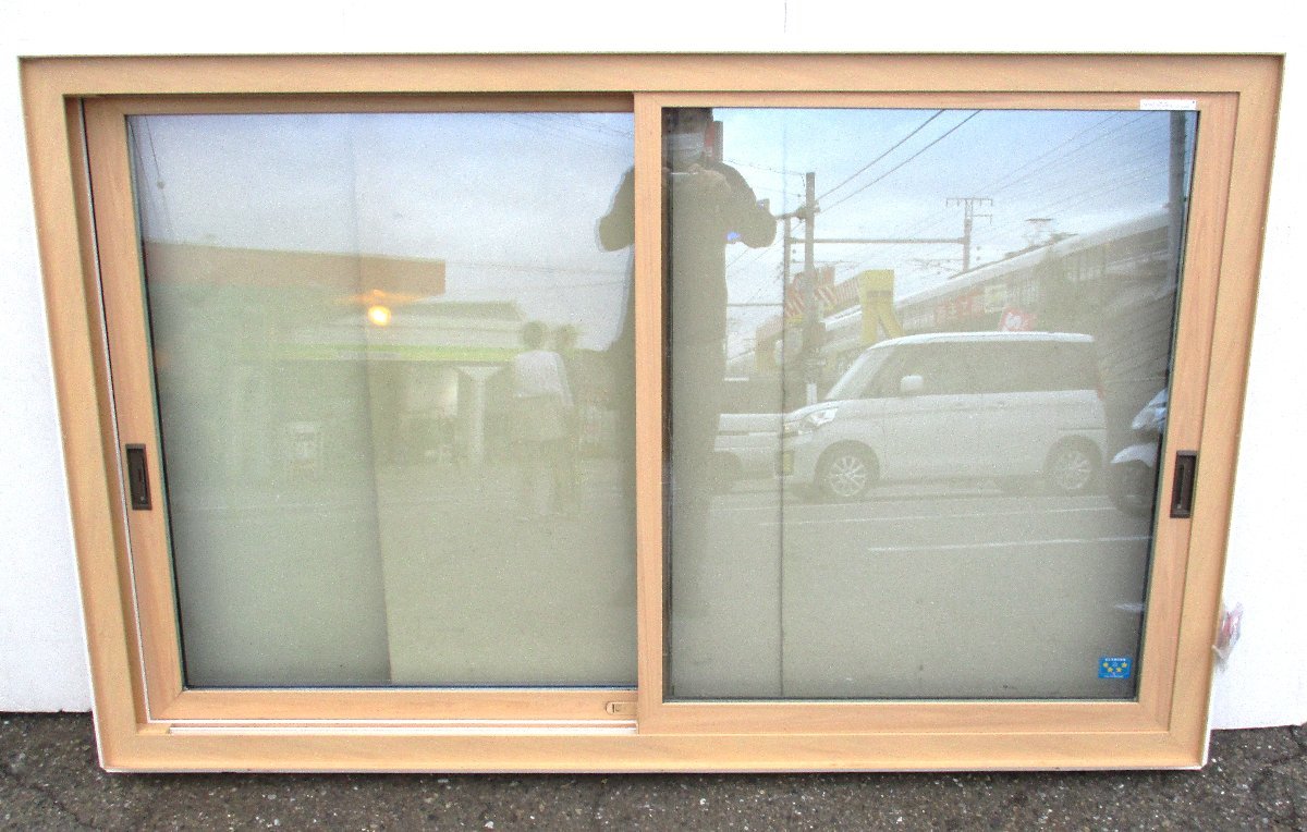 ☆ 93903 YKKap 引違い窓 スライド戸 2枚組 サッシ 樹脂フレーム 透明