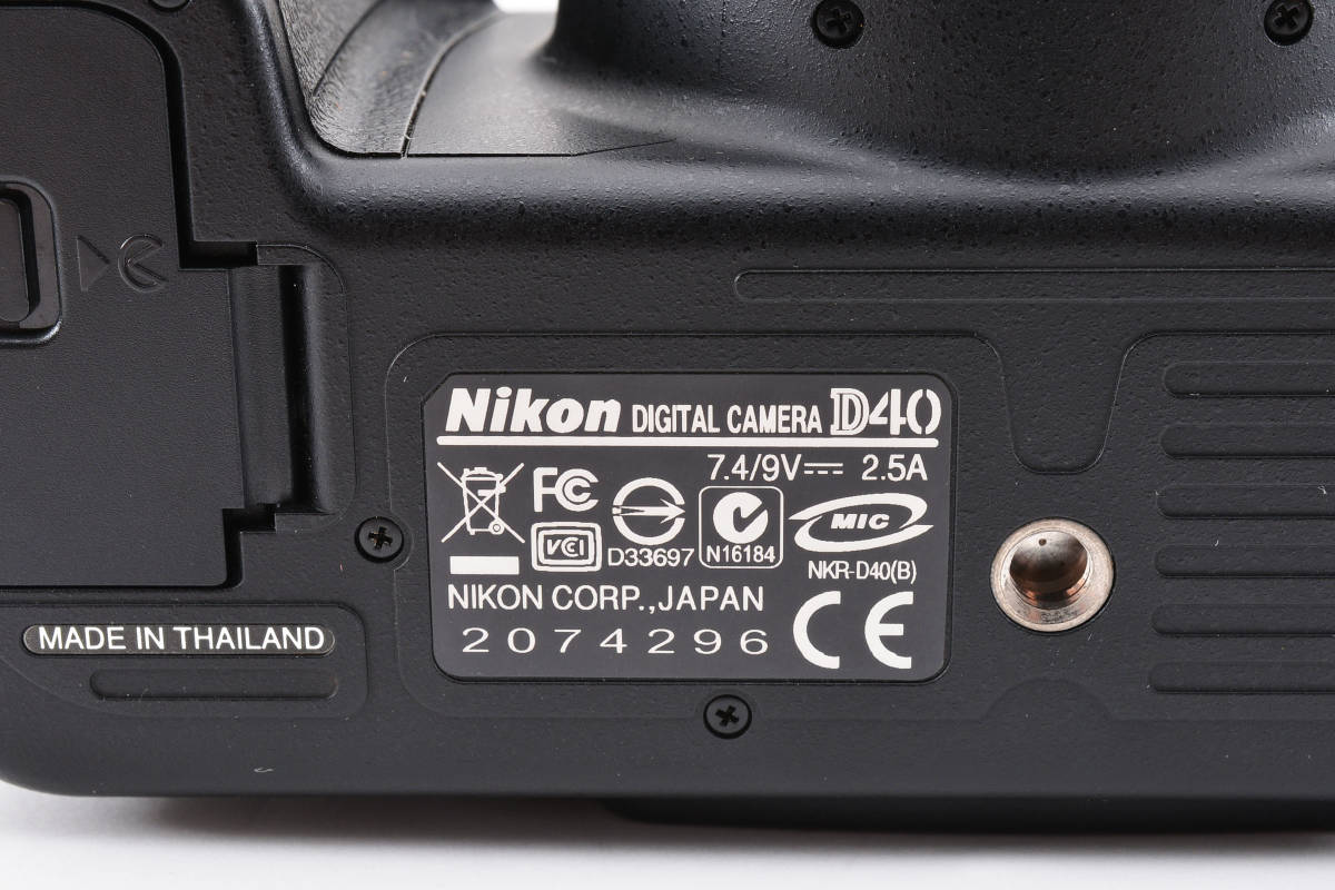 ★緊急大特価★ Nikon ニコン D40 デジタル一眼レフカメラ ボディ_画像10