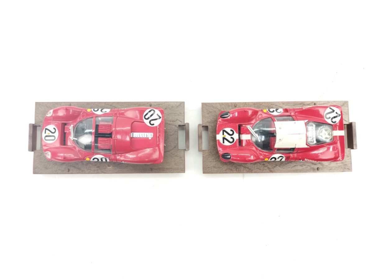 6L ブルム フェラーリ 330 P4 スパイダー 1/43 ミニ カー Spider ferrari brumm◆ル マン 24時間 レース ブラム 絶版 当時物 模型 モデル_画像4