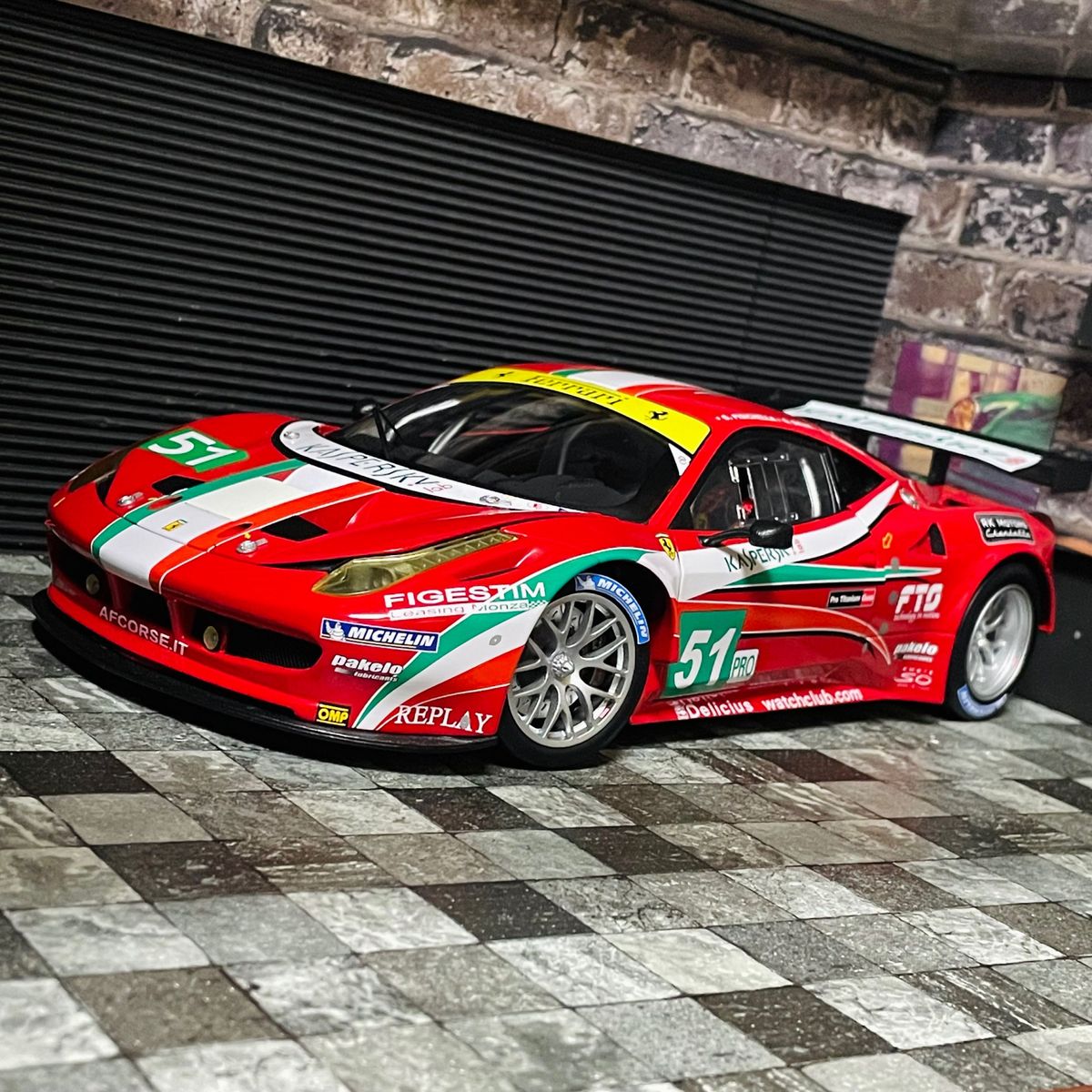1/18 Mattel Elite フェラーリ 458イタリア GT2 AFコルセ Le 1/18 Mattel Elite フェラーリ 458イタリア GT2 AFコルセ Le