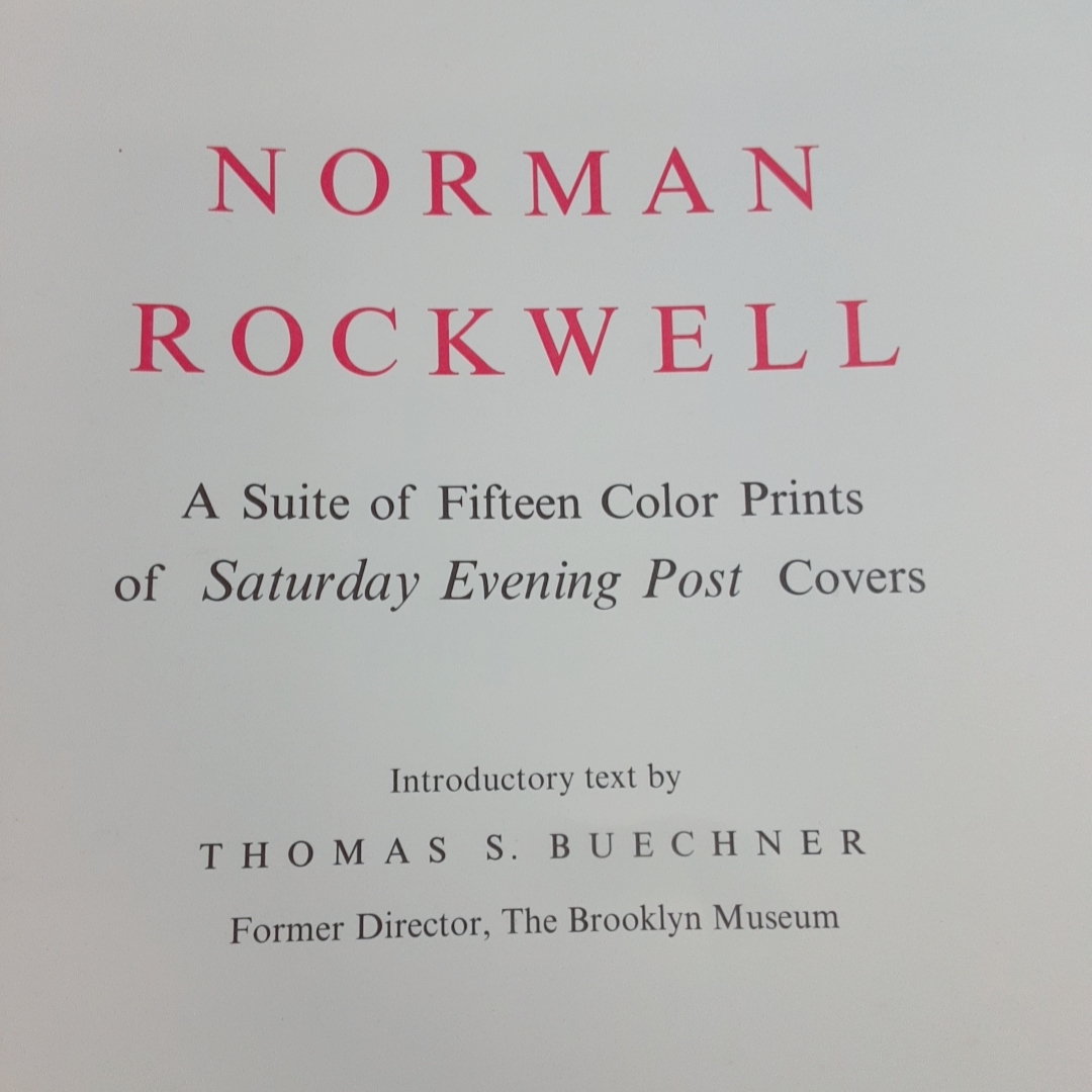 「ノーマン・ロックウェル サタデー・イブニング・ポスト表紙絵15点 63×48cmの大版 1972 Norman Rockwell A Suite of Fifteen Color Print_画像2