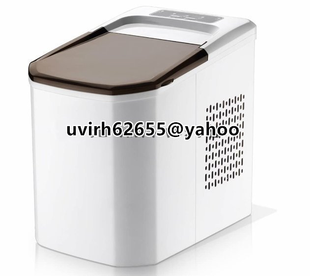 高品質 ☆製氷機 製氷器 家庭用 自動 卓上 小型 氷産量15kg/日(氷 2サイズ) 家飲み、 冷蔵庫 簡単操作 大容量約1.8L