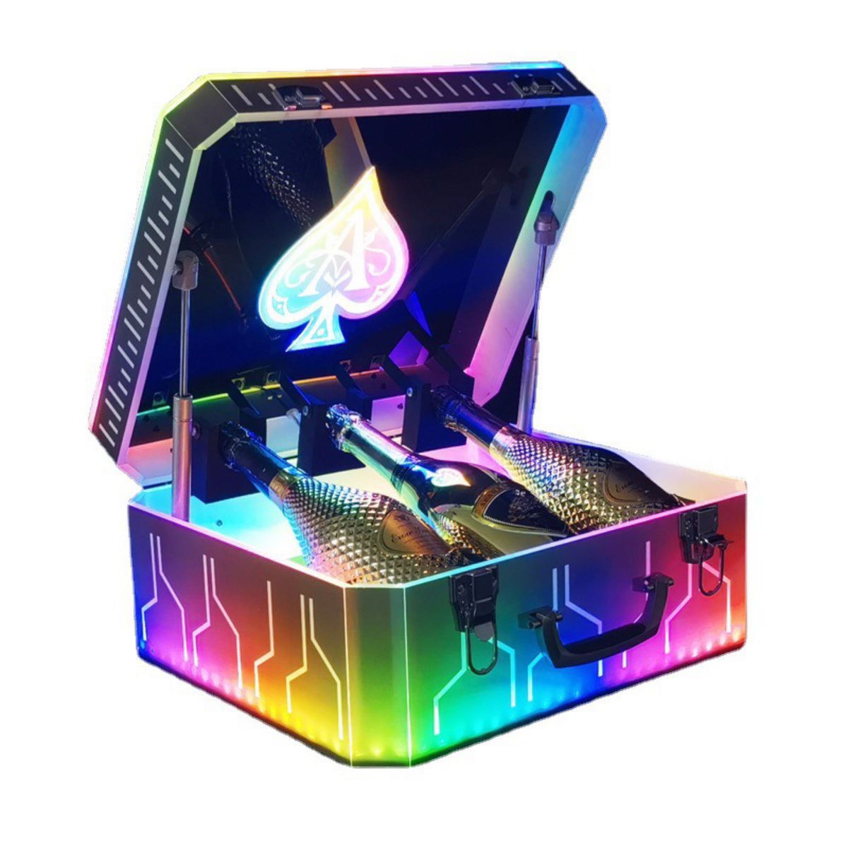 新作 レインボー アルマンド LED アタッシュケース ディスプレイ 新作 レインボー アルマンド LED アタッシュケース ディスプレイ