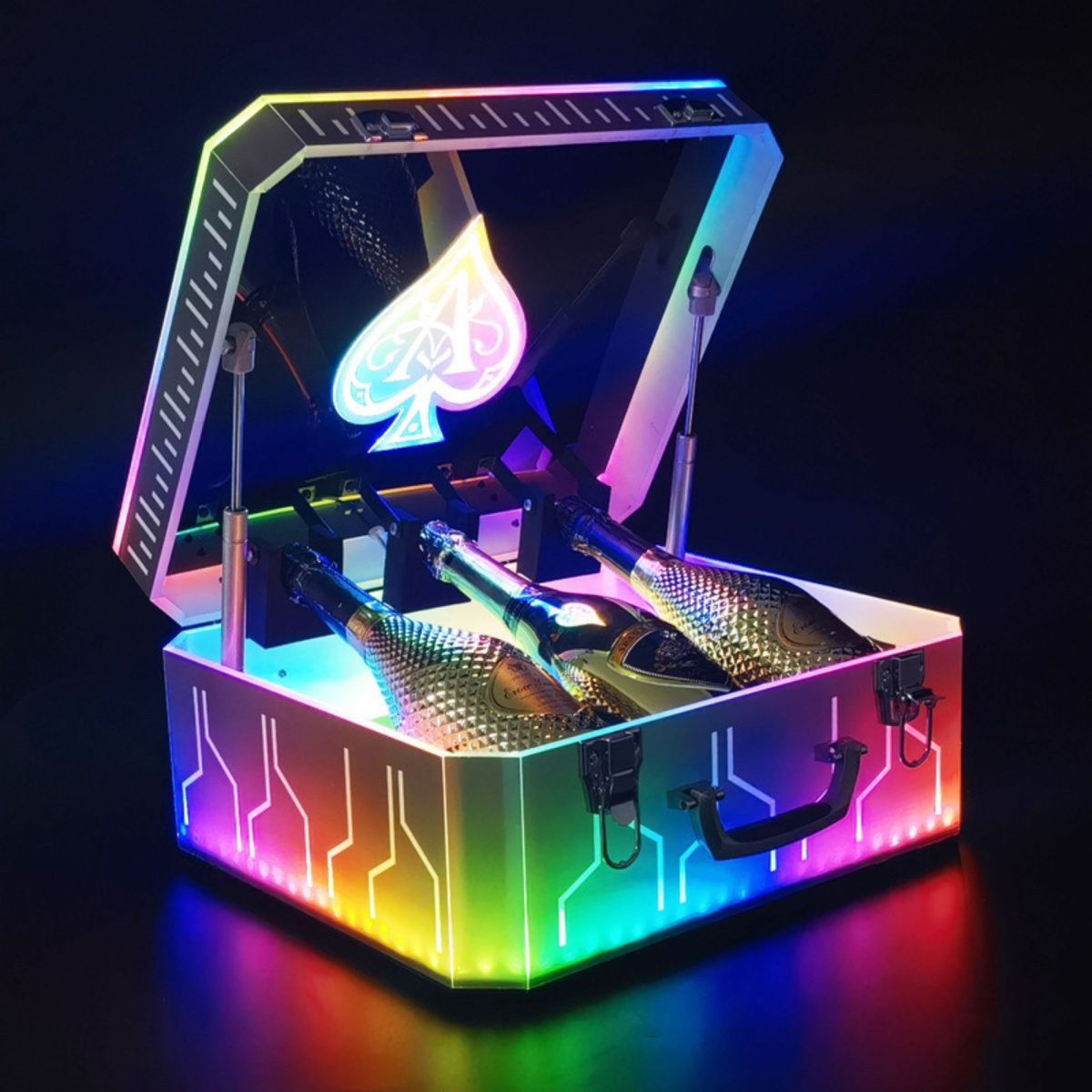 新作 レインボー アルマンド LED アタッシュケース ディスプレイ 新作 レインボー アルマンド LED アタッシュケース ディスプレイ