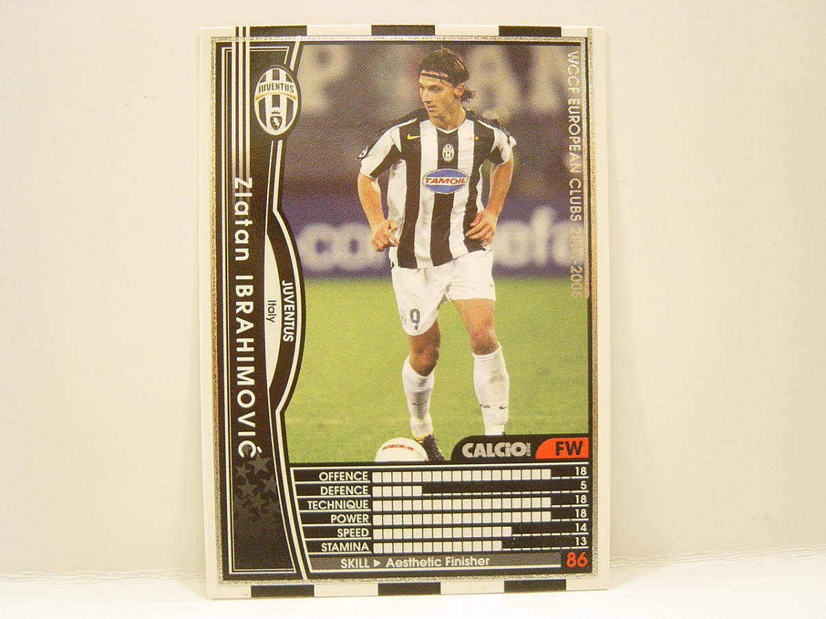 ■ WCCF 2004-2005 EXTRA 黒 ズラタン・イブラヒモビッチ　Zlatan Ibrahimovic 1981　Juventus FC 04-05 Extra Card_画像1