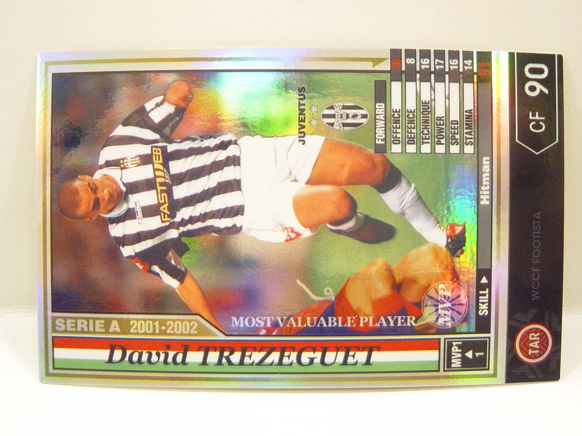 WCCF 2001-2002 MVP ダヴィド・トレゼゲ　David Trezeguet 1977 France　Juventus FC 01-02 Italy Serie A FOOTISTA_画像2