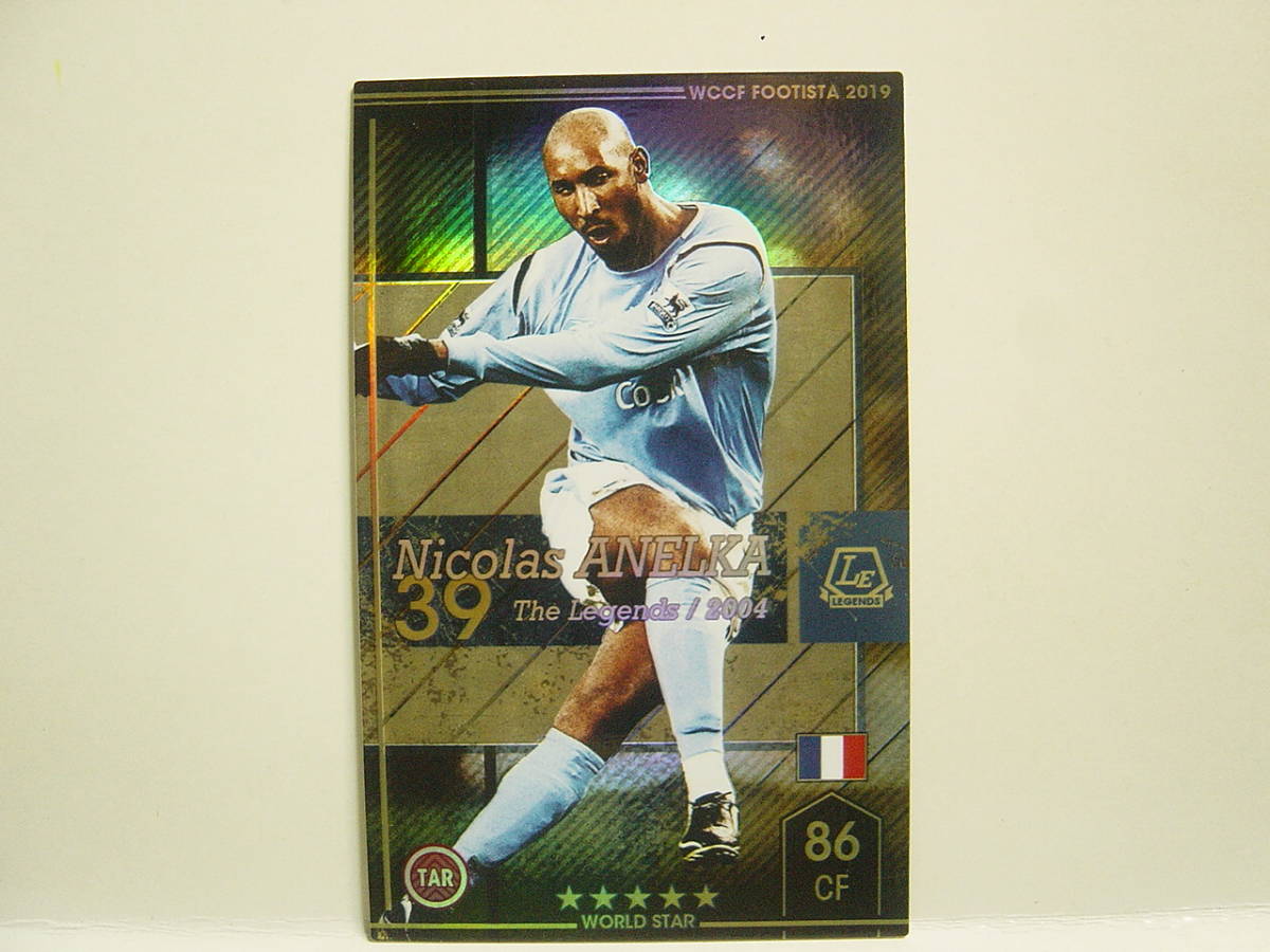 WCCF FOOTISTA 2019 LE ニコラ・アネルカ　Nicolas Anelka 1979 France　Manchester City FC 2002-2005 The Legends_画像1