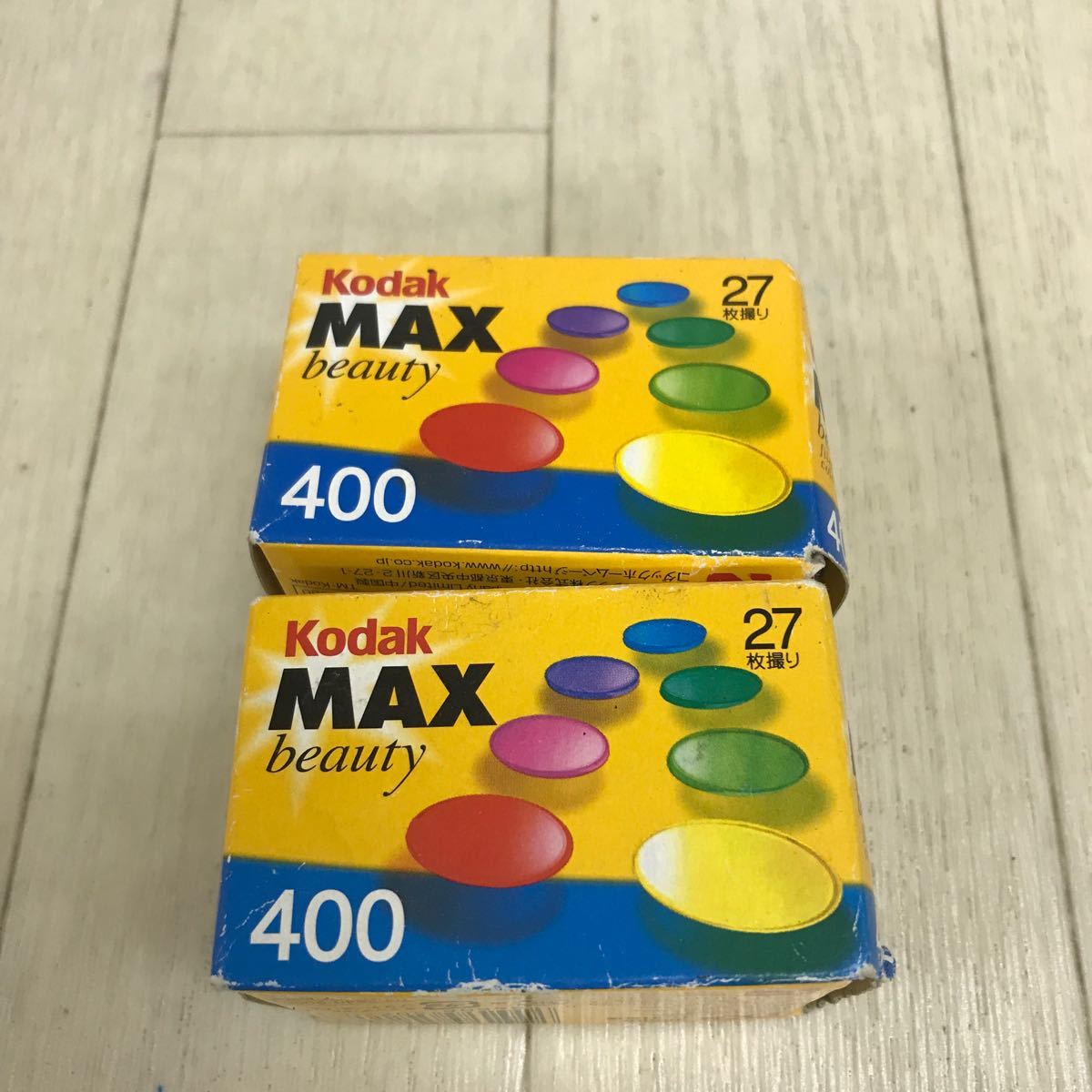 B1376 希少 使用期限切れ カメラ用フィルム コダック 未開封 6箱 まとめ MAX beauty 400 Kodak 27枚 カラー 35mm C-41処理 当時物_画像7