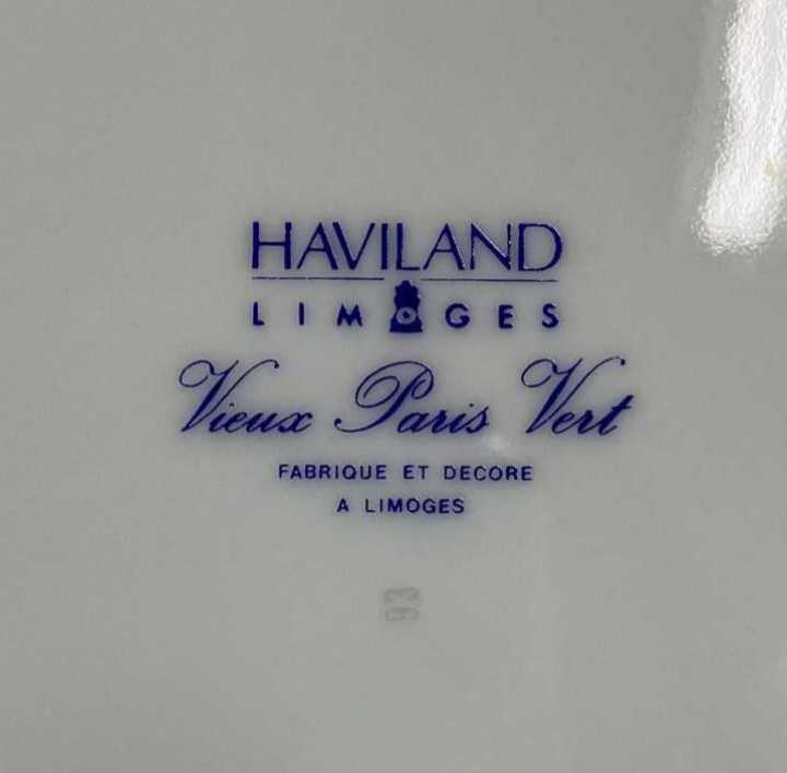 岩鋤7)②5枚 美品 HAVILAND アビランド リモージュ ヴューパリヴェール 金彩 プレート 高級 ホテル ブランド 洋食器 大皿 丸皿 皿231120_画像3