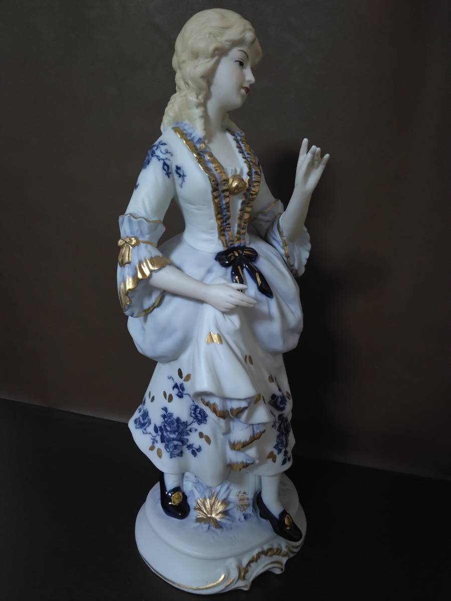KPM 陶器人形 フィギュリン　貴婦人　ベルリン王立磁器製陶　オブジェ　飾り_画像3