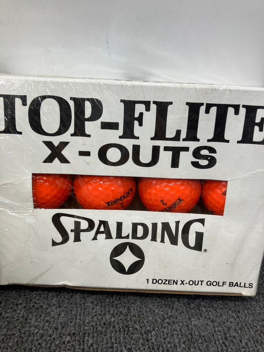 ゴルフボール TOP-FLITE X-OUTS SPALDING ゴルフ用品 ゴルフ マニア コレクション スポーツ スポーツ用品 当時物 ゴルフ好き u00773_画像4