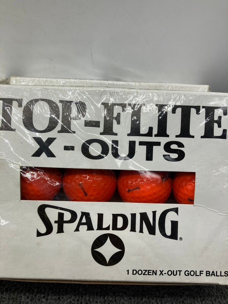 ゴルフボール TOP-FLITE X-OUTS SPALDING ゴルフ用品 ゴルフ マニア コレクション スポーツ スポーツ用品 当時物 ゴルフ好き u00773_画像5