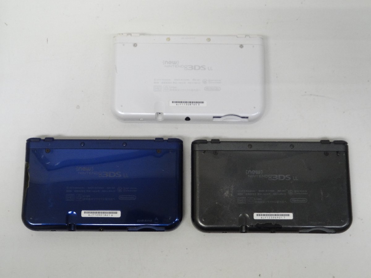 レ■/Zこ7208　任天堂 new NINTENDO 3DSLL newニンテンドー3DS LL 本体 訳ありジャンク 3台セット / RED-001 / 保証無_画像10