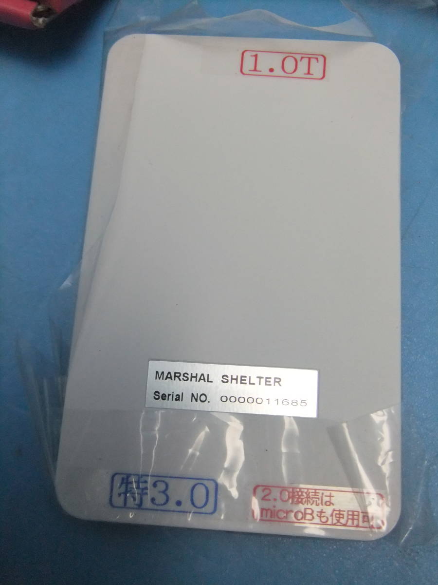 J945　MARSHAL　ポーダブル　外付けHDD　1TB　MAL21000HEX3_画像2