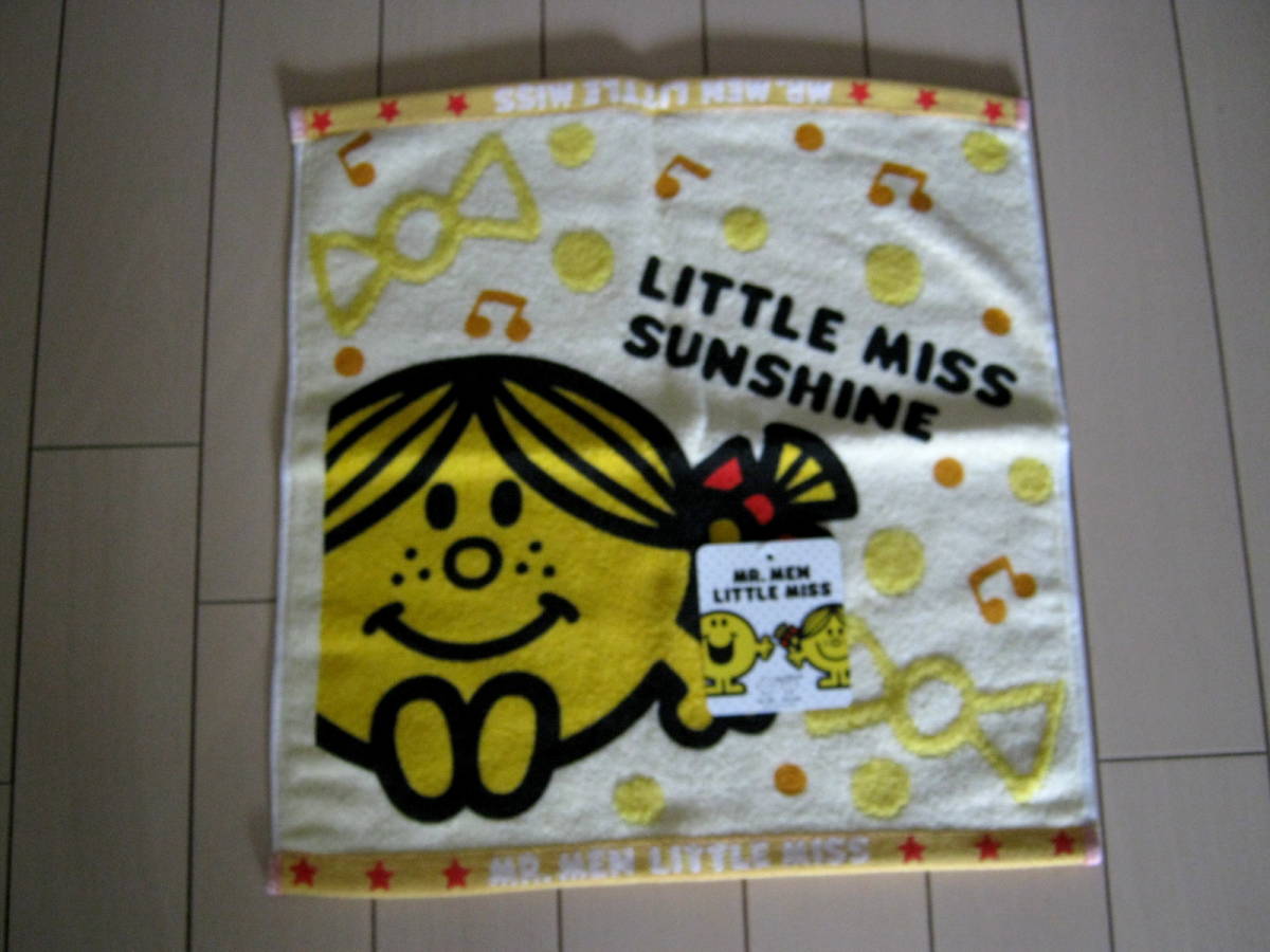 4.[ new goods ] Mr. men & little mistake / hand towel * Japan limitation * less . thread 