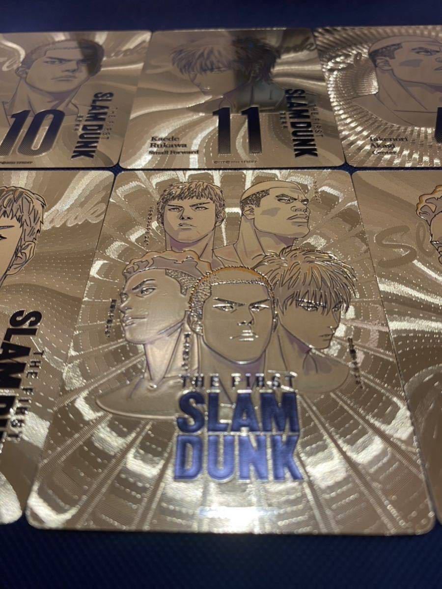 新品】slam dunk THE FIRST/スラムダンク24kカード 7枚SET 桜木花道