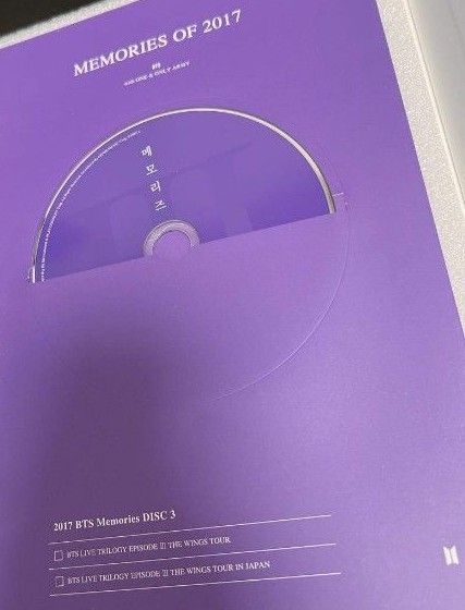 BTS MEMORIES OF 2017 DVD ディスク５枚