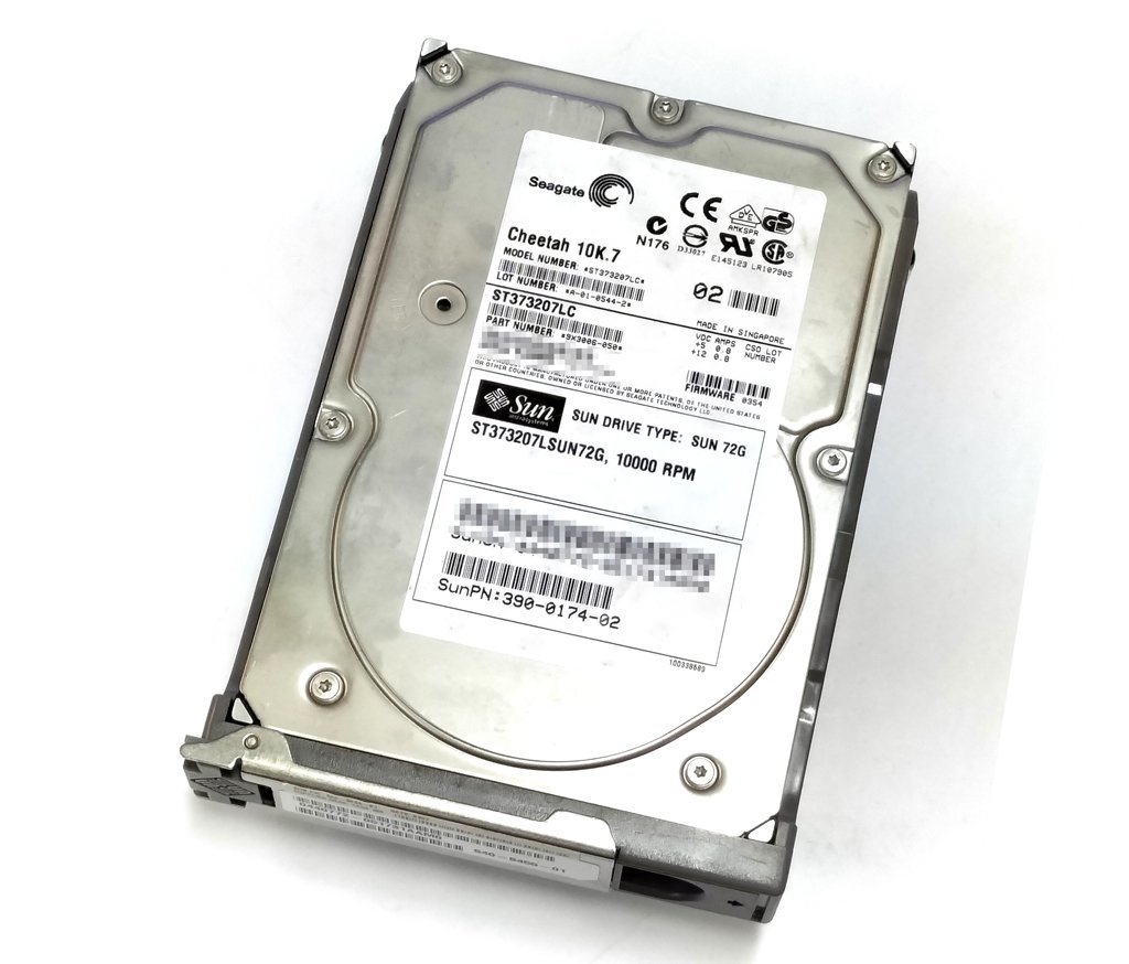 SunX5263A (540-5455) Seagate ST373207LC 73GB Ultra320 SCSI SCA 10krpm