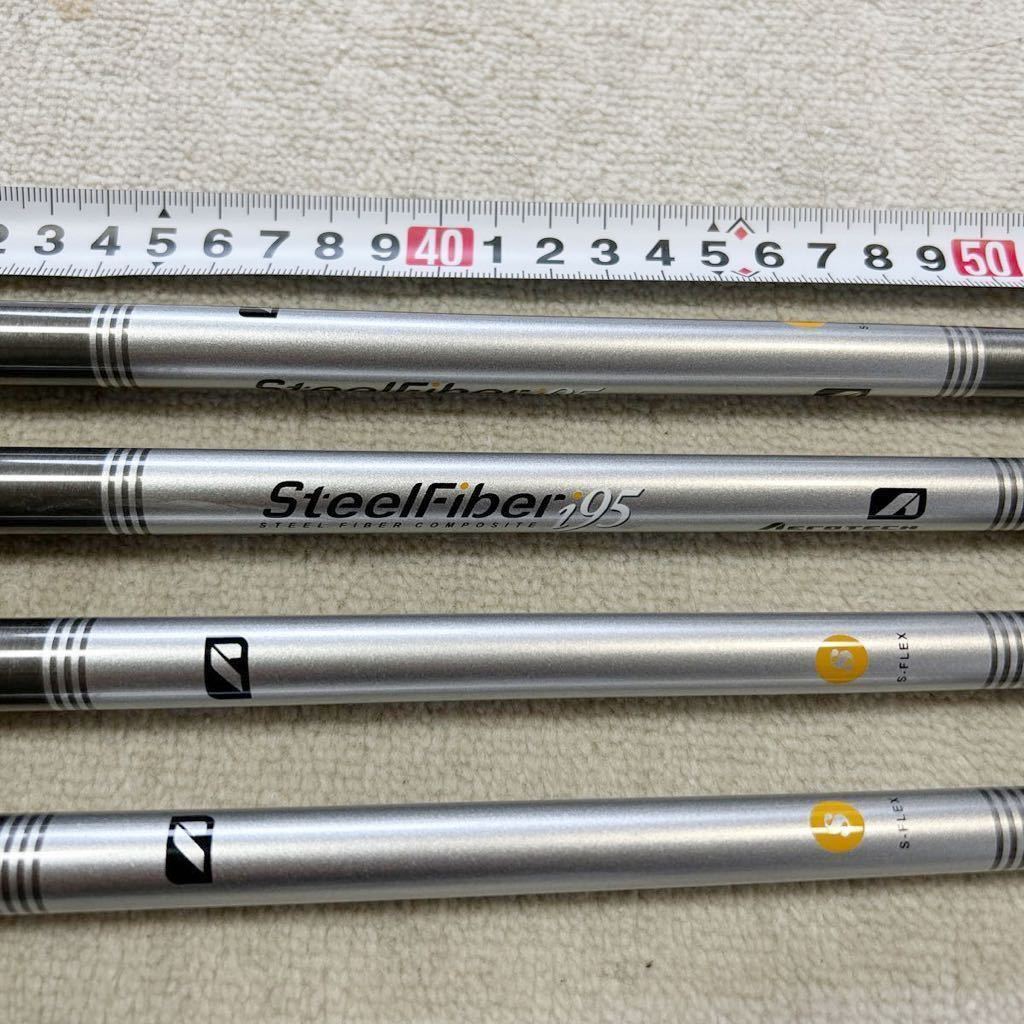 【美品】Aero TECH SteelFiber i 95-S エアロテックスチールファイバー 7～PW 4本 FLEX-S_画像1