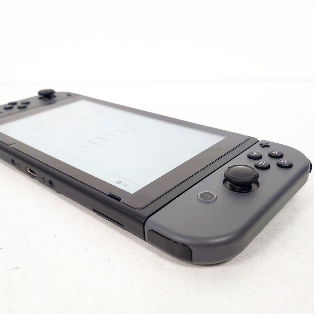 Nintendo Switch 本体 HAC-001(-01) Joy-Con グレー 動作確認初期化済み スイッチ 任天堂 オマケ付き【NK4147】_画像4