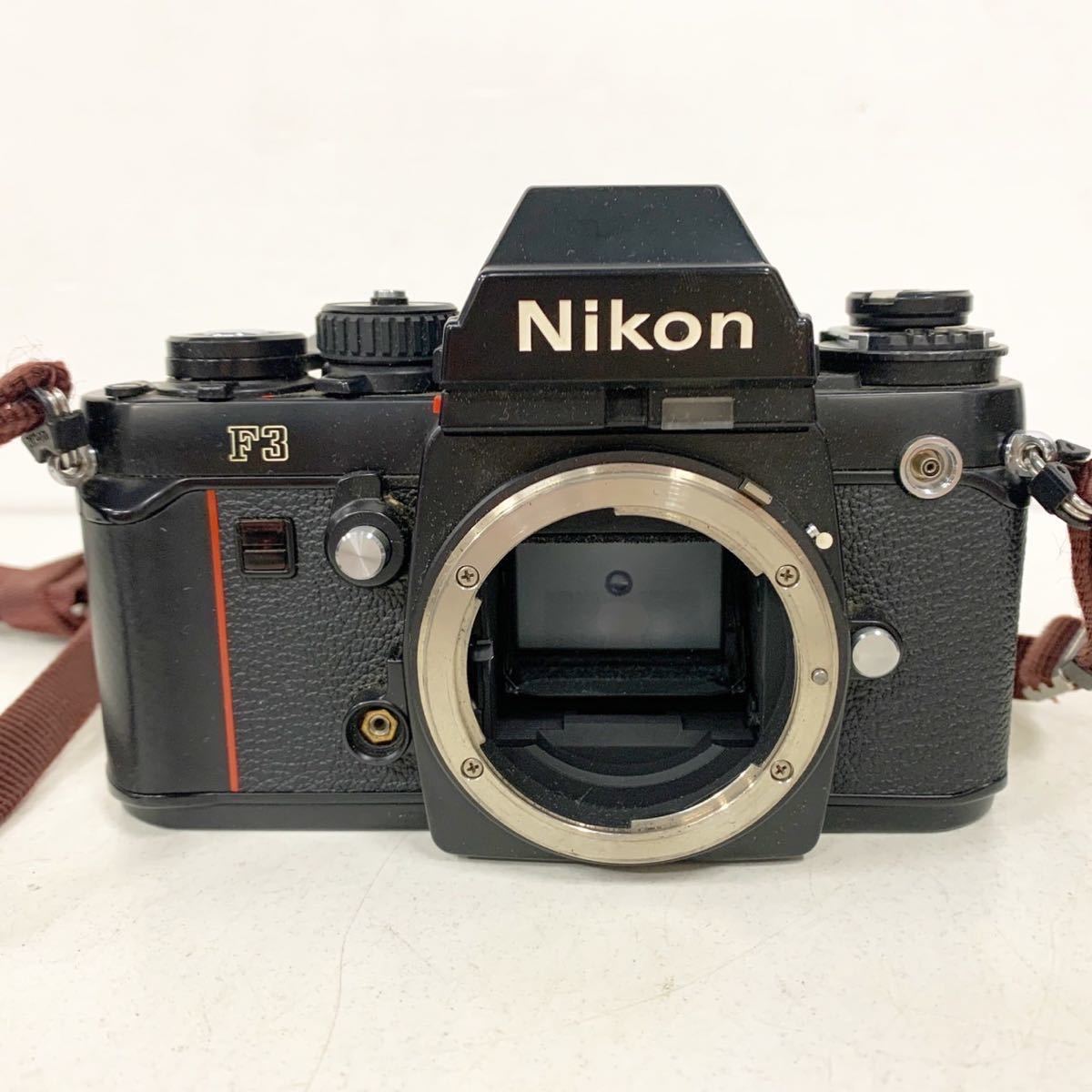 Nikon F3 フィルムカメラ MD-4 モータードライブ レンズ ZOOM NIKKOR 80-200mm F:4.5 現状【NK4340】_画像2