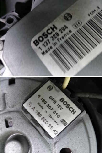 インボイス対応 ベンツ W245 B170 245232 2007 Bクラス 電動ファン 7枚羽 A1698203542 0130307010 3136613307_画像5