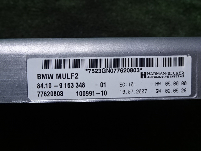 インボイス対応 BMW E61 530i 5シリーズ・PU30 2008・ブルートゥースコンピューター・84.10-9163348-01_画像5