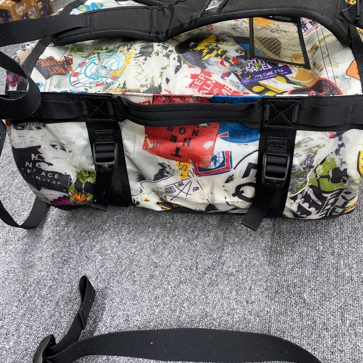 11216 THE NORTH FACE ザ ノースフェイス Base Camp Duffel ベースキャンプダッフル ボストンバッグ M/M マルチカラー ユニセックス現状品_画像5