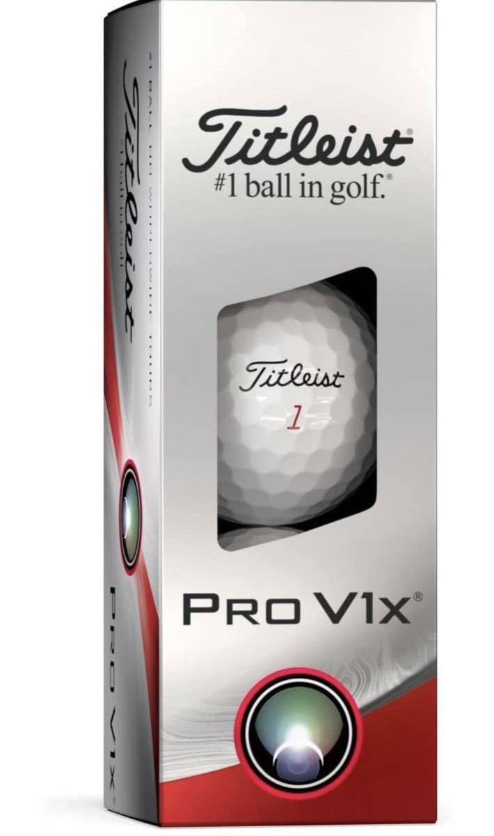 新品 タイトリスト Titleist ゴルフボール 2023 PRO V1x 1ダース 送料無料_画像5