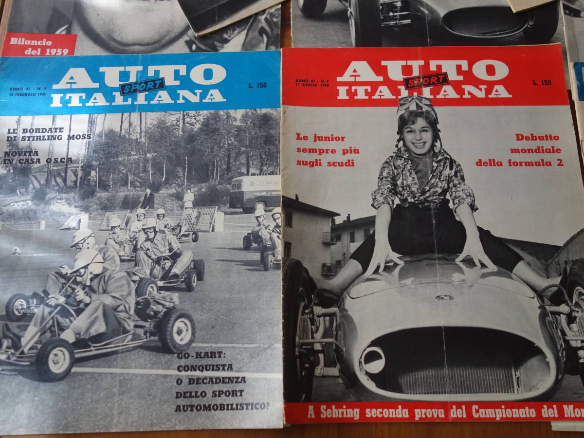 【1960年】AUTO SPORT ITALIANA / 伊語版 / 1960年 11冊まとめて/ アルファロメオ / フェラーリ / アバルト / フィアット【貴重】_画像2